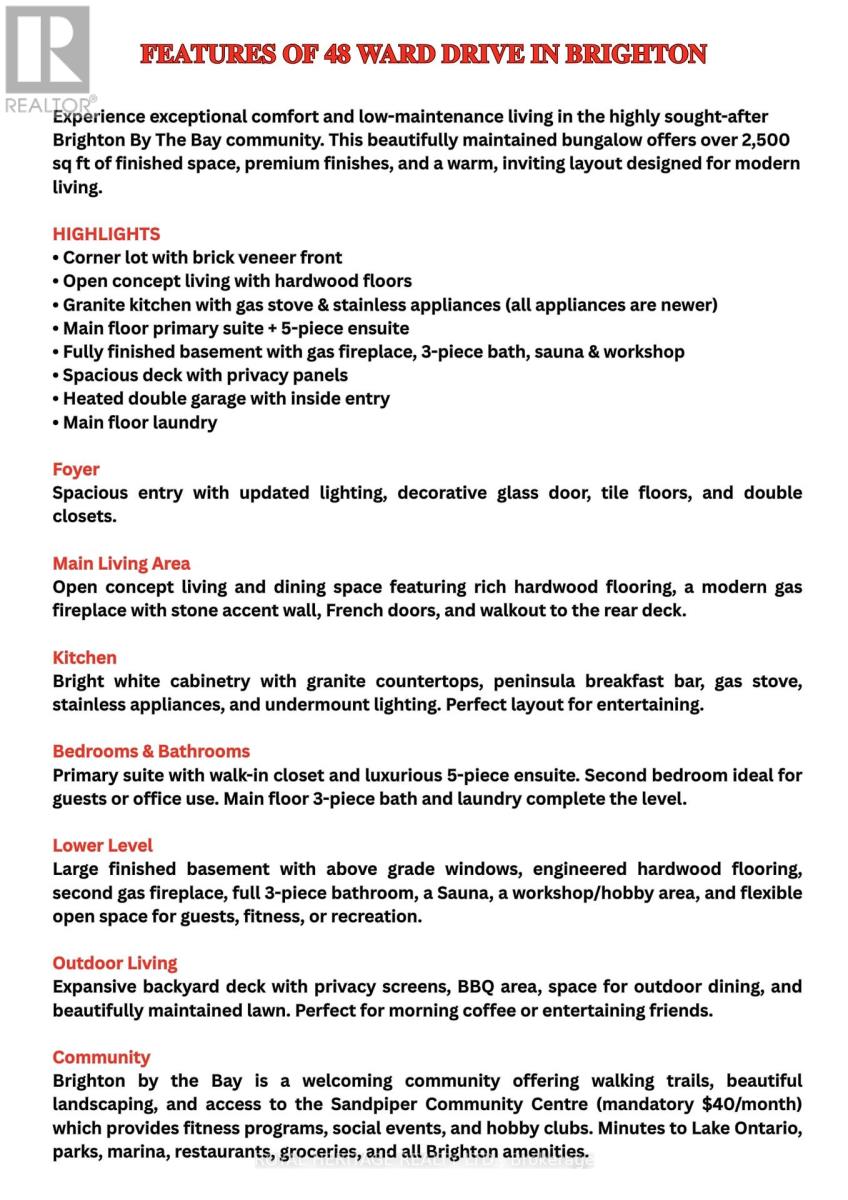 48 Ward Drive, Brighton, Ontario  K0K 1H0 - Photo 50 - X12714138